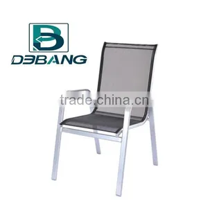 Outdoor Mesh Garden Stacking Chair thumbnail-1