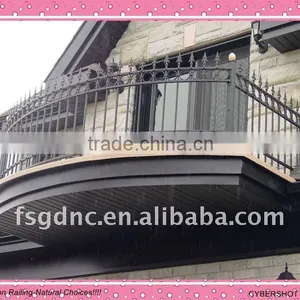 Industrial Safe Wrought Iron Balcony Railing thumbnail-1