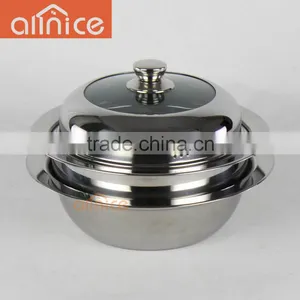 ALLNICE Wholesale Good Quality 2-layers Stainless Steel Cooking Pot/steamer Pot for Dinner thumbnail-2