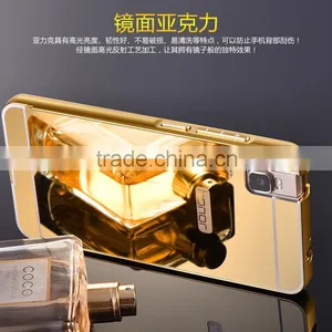 Metal Aluminum Bumper Cover Mirror Cell Phone Case For Huawei Honor 7i thumbnail-2