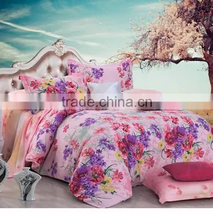 100% Cotton Pigment Print New Design Wholesale Cotton Bedding Set thumbnail-1