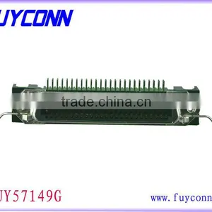 Soler DIP Type 57LE Amphenol Right Angle PCB Mount Header Connector 50 Way Female Receptacle thumbnail-1