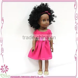 18 Inch Full Vinyl Brown Black Vinyl Dolls thumbnail-4