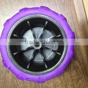 Contemporary Promotional Solid 10"x350-4 pu Foam Wheel thumbnail-3