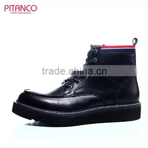 High Quality Calf Hide Leather Fashion Martin Boots for Men thumbnail-2
