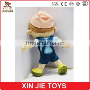 12inch Knitted Doll Custom Cute Knitted Fabric Doll Funny Boy Doll for Kids thumbnail-4
