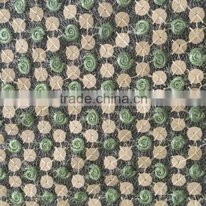 Multicoloured Fancy Floral Embroidery Fabric thumbnail-2