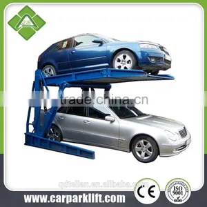 2 Post 2cars Parking Lift System thumbnail-5