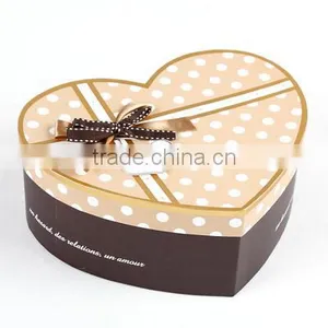 High Quality Custom Hand Made Paper Cardboard Heart Gift Box thumbnail-1