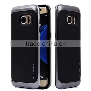New Products 2016 Motomo New Design For Samsung Galaxy S7 Edge, TPU+PC Leather Vein Case for s7 Edge thumbnail-5