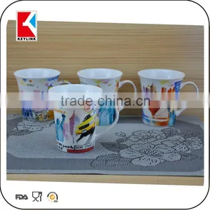 China Factory Promotional New Bone China Cup Coffee Magnesia Porcelain Mug thumbnail-3