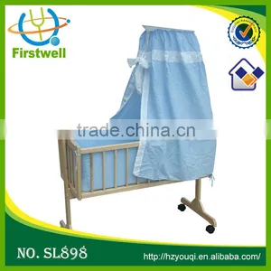 European Styled Custom Made Foldable Baby Cribs Bedding Set thumbnail-3