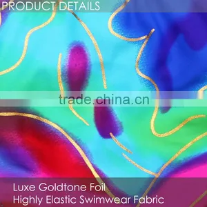 RELLECIGA 2016 New Sexy Abstract Foil Pattern V Wire Bandeau Bikini Swimsuit thumbnail-4