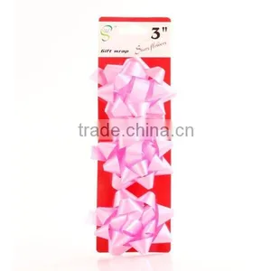 Various Metallic Decoration Ribbon Star Pre-made Ribbon Bow thumbnail-3