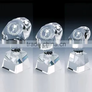 Diamond Cut Glass Crystal Awards Showpiece/Promotional Souvenir thumbnail-1