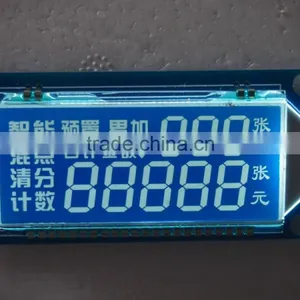 Negative Character Segement Character Money-counting Machine Lcd Display thumbnail-1