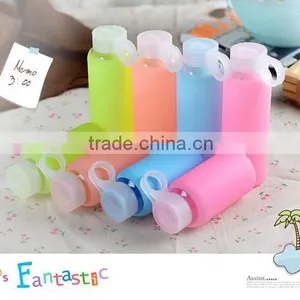 Modern High-grade High Quality Glass Water Bottle With Silicone Sleeve thumbnail-5