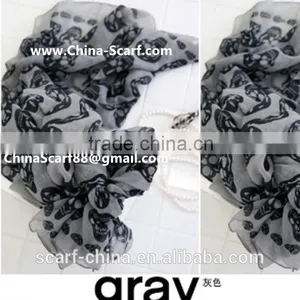 Kito Scarf Skull Shawl Scarf thumbnail-2
