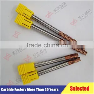 Carbide 4 Flutes CNC Milling Cutters End Mill With HRC45 HRC55 HRC60 HRC65, Carbide End Mills Quality Choice thumbnail-2