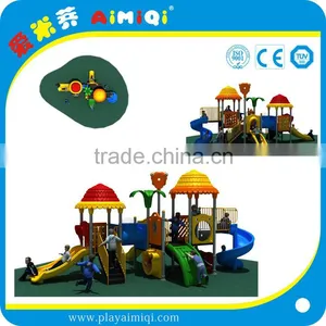 Children Outdoor Plastic Roofed Playground Slide thumbnail-1