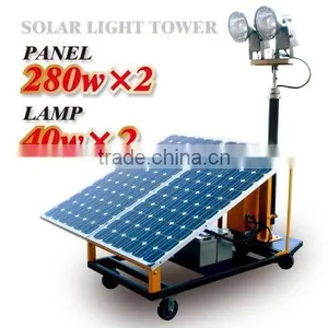 Green Solar Light Tower thumbnail-1
