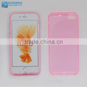 Mix Color Clear Soft TPU Cover Phone Cover Cases for IPhone se thumbnail-1
