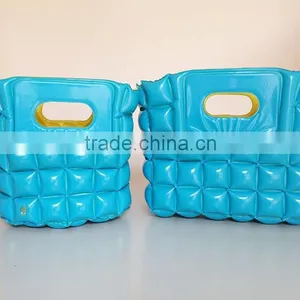 Portable Lightsome Green and Yellow Inflatable Bubble Beach Bag thumbnail-5