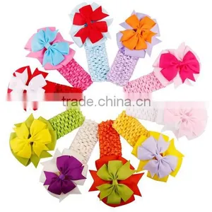 Kids Chiffon Flower Headband Children Accessories Baby Widen Headwear Hair Band thumbnail-1