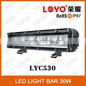 Manufacturer, 5w Single Row Flood LED Lights Bar, 10.5inch 30w 10-30v Led Flood Light Bar thumbnail-1