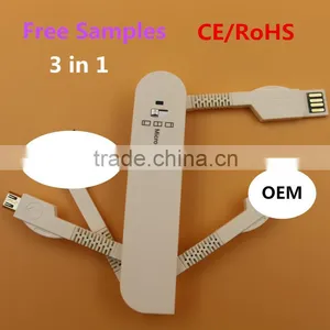 Popular Design High Quality Usb Cable 3 in 1 thumbnail-1