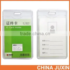 Clear PVC Badge Exhibition ID Card Case Holders thumbnail-5