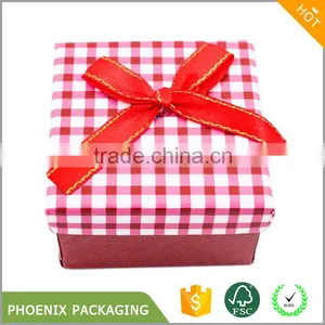 Paper Cardboard Square Ring Earring Jewelry Gift Boxes thumbnail-2