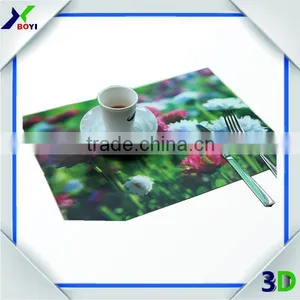 Fancy Promotional Placemat/3D Lenticular Placemat/3D Lenticular Coaster thumbnail-1
