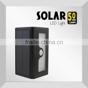 Easily-install Solar Powered Security LED Light, LED Solar Motion Sensor Light With 50 Super Bright LEDs thumbnail-4