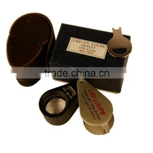 With Double Light of UV and LED Jewelry Loupe With Magnification of 10X thumbnail-5