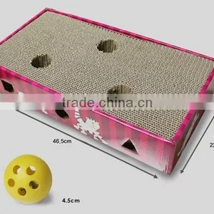 2016 New Product Cat Toy Factory Direct Manufacture Cardboard Cat Scratcher Quality Choice thumbnail-4