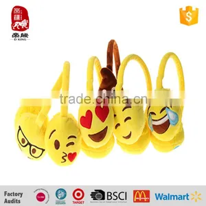 Emoji Plush Ear Muff/safety Ear Muff Emoji Shape/personalized Ear Muffs thumbnail-1