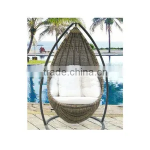 Sgs Tested pe Rattan Garden Swing thumbnail-2
