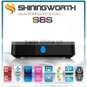 Kodi15.2 Android 5.1 AmlogicS812 2G DDR 8G EMMC M8s Quad-core 4k 5.1 Android tv Box thumbnail-2