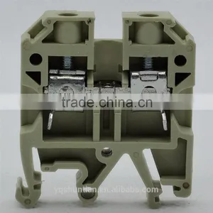 JXB (SAK) TERMINAL BLOCKS SAK6EN Green Common Use Module Din Rail Shell Terminal Block thumbnail-1