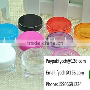 5g Rose Plastic Jar Container With Plastic Lid Cap thumbnail-4