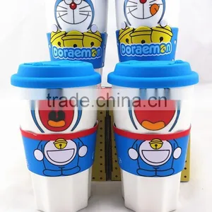 Cartoon Ceramic Mug/adorable Water Cup/travel Mug Porcelain Tumbler thumbnail-1