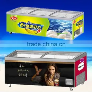 Supermarket Seafood Freezer Island Deep Freezer thumbnail-1