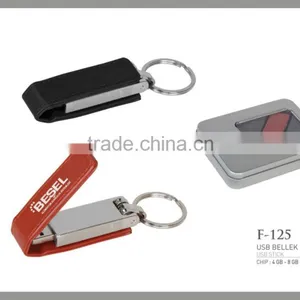 USB 2.0 Interface Type 16gb Black Leather Usb Flash Drive, Usb Leather, Promotion Usb Flash Drive Leather thumbnail-5