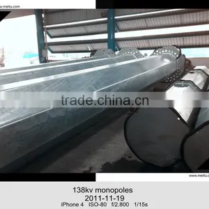 Hot Sell 10-500kv Electrical Electric Pole thumbnail-2