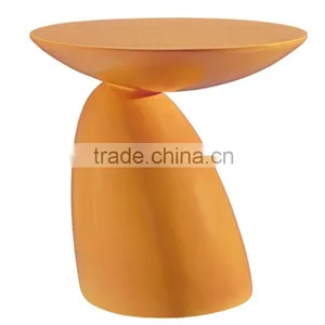 Modern Flow Fiberglass Side Table, Mushroom Shape thumbnail-5