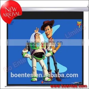 84 Inch Remote Control Matte White Electric Projection Screen for Projector Display Furniture BETPMS-84 thumbnail-2
