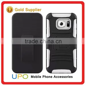 [UPO] 2016 New Arrival 3 in 1 Hard Plastic Silicon Phone Cover Case for Samsung Galaxy S7 Edge thumbnail-6