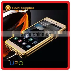 [UPO] Hot Selling Luxury Metal Aluminum Bumper Electroplated PC Cover For Huawei P8 Lite Mirror Case thumbnail-5