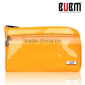BUBM Design With Shenzhen PU Material Yellow Cosmetic Handbag For Wholesale thumbnail-1